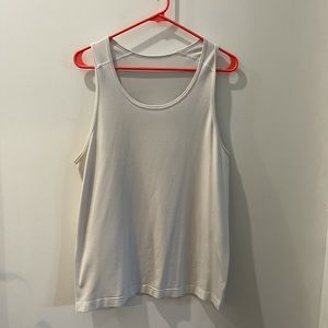 White Metal Vent Tank